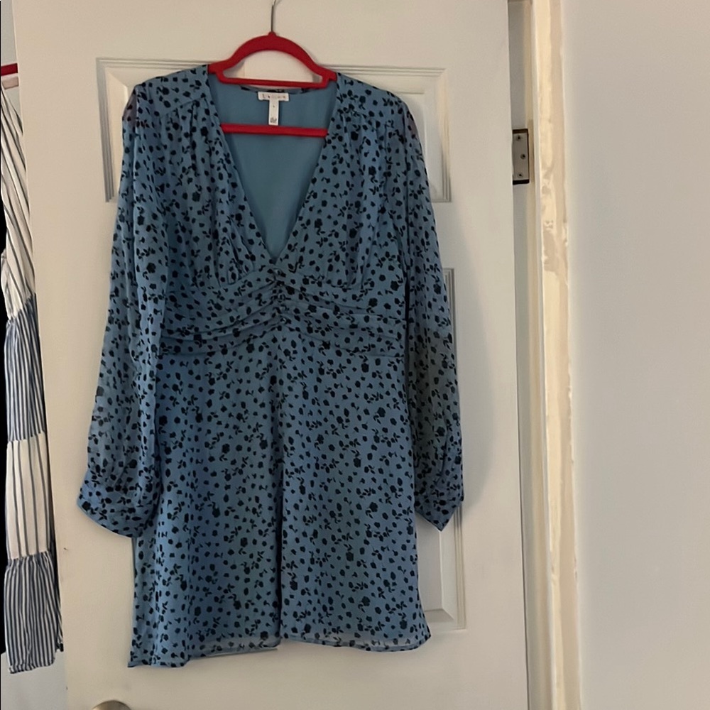 Blue Floral Dress